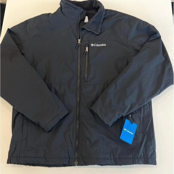 Columbia Men's Northern Utilizer Jacket Black Size XXL NWT - Picture 2 of 5